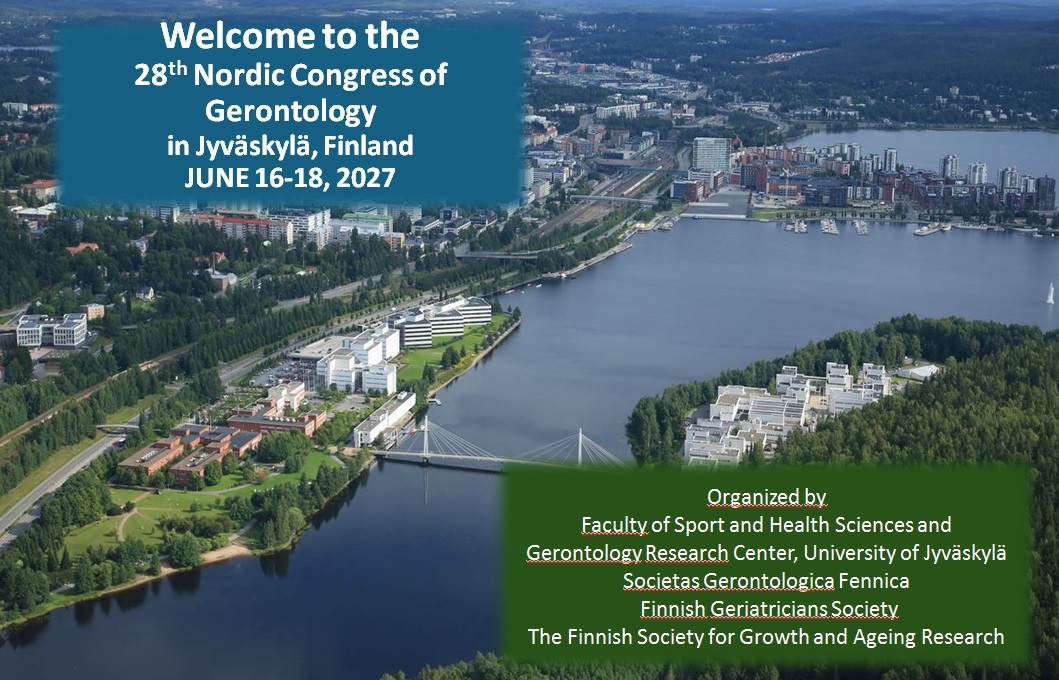 28th Nordic Congress of Gerontology in 2027, Jyväskylä, Finland